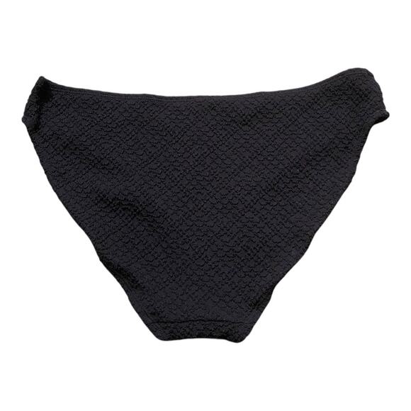 Mindy x Andie Swim NWT Elevated Textured Popcorn 2-Piece Bikini Classic Black XL - Picture 8 of 15
